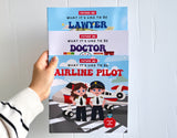 3-Book Bundle: Airline Pilot, Lawyer, Doctor