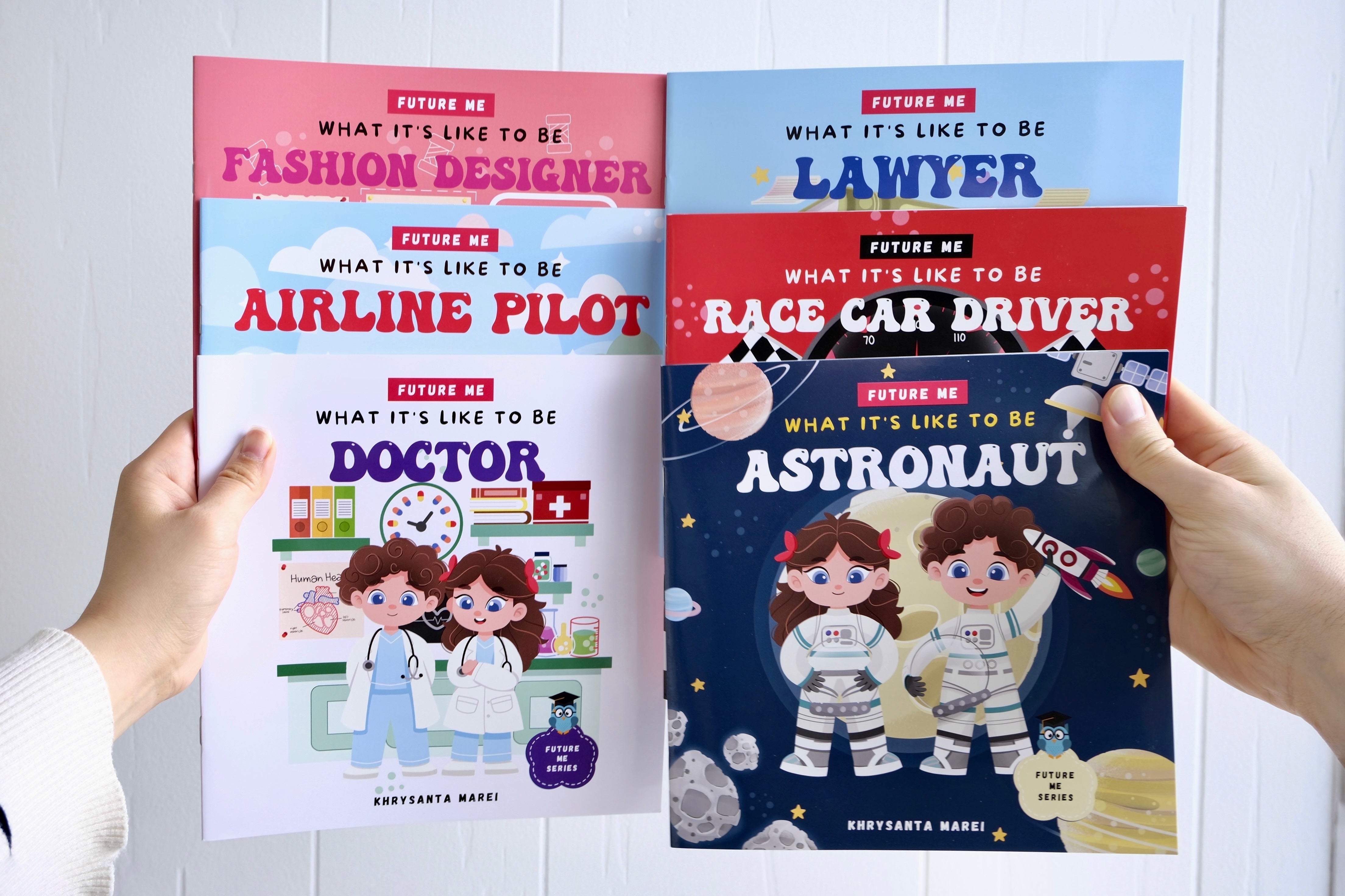 6-Book Bundle: Airline Pilot, Astronaut, Lawyer, Doctor, Race Car Driver, Fashion Designer