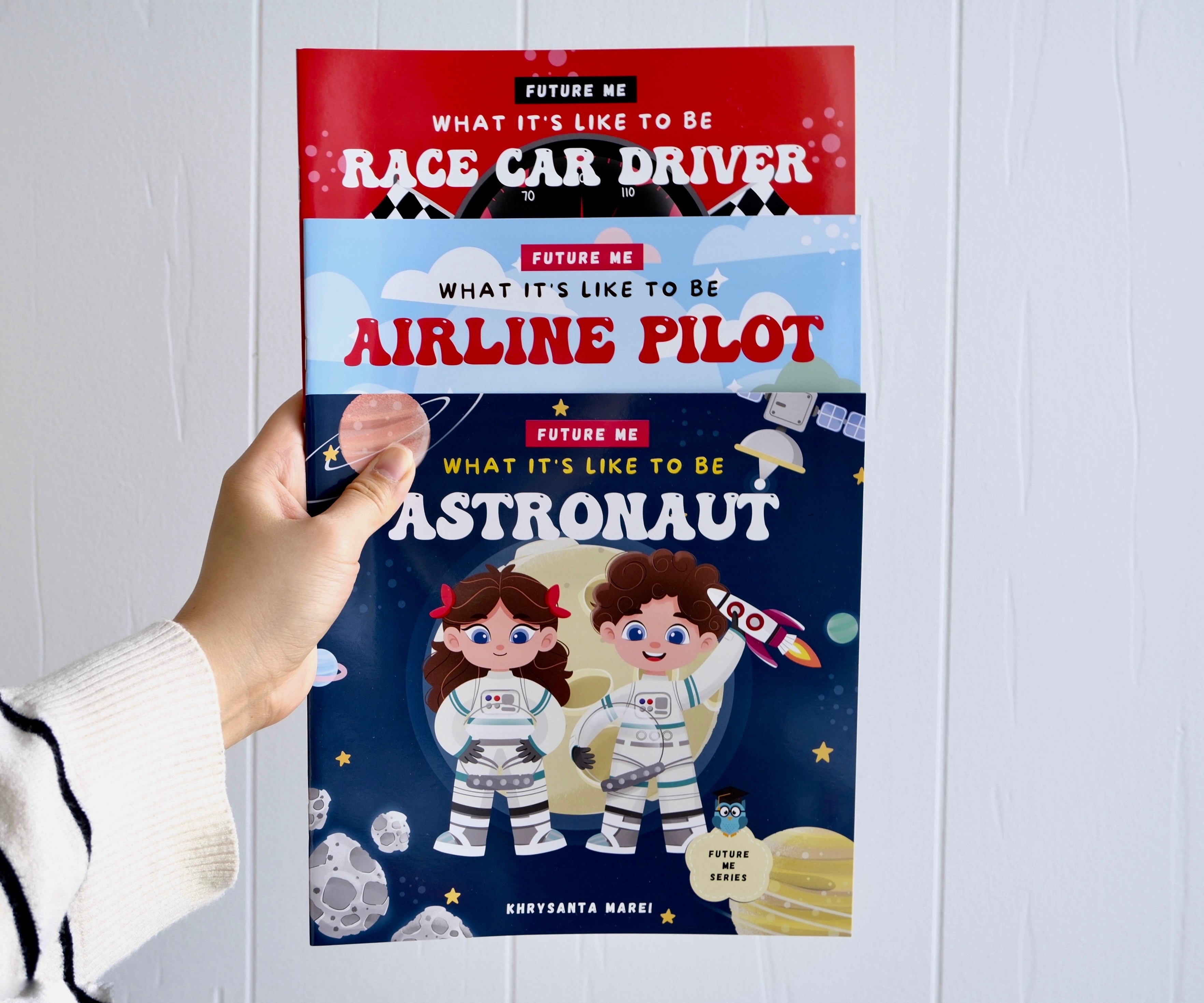 3-Book Bundle: Airline Pilot, Astronaut, Race Car Driver